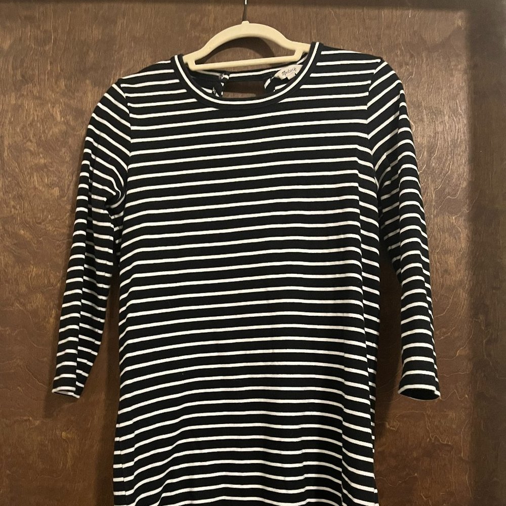 Madewell Striped Shift Dress
